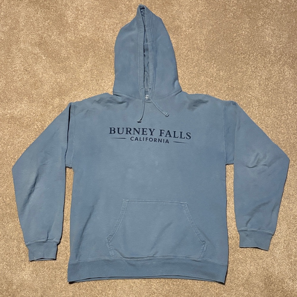 Burney Falls, CA Blue Hoodie